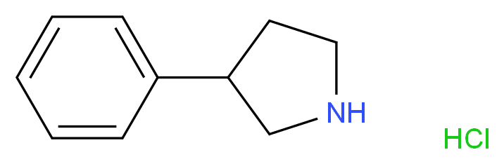 3-Phenyl-pyrrolidine hydrochloride_分子结构_CAS_)