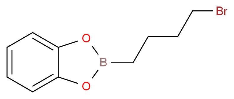 2-(4-bromobutyl)-2H-1,3,2-benzodioxaborole_分子结构_CAS_142172-51-8