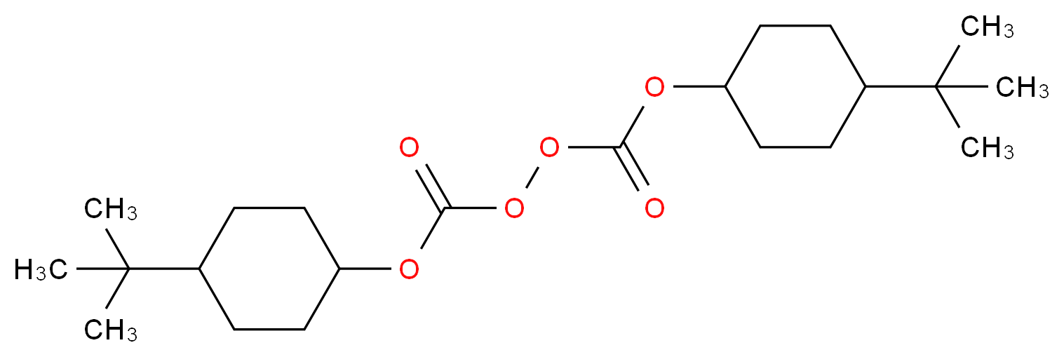 4-tert-butylcyclohexyl {[(4-tert-butylcyclohexyl)oxy]carbonyl}oxy carbonate_分子结构_CAS_15520-11-3