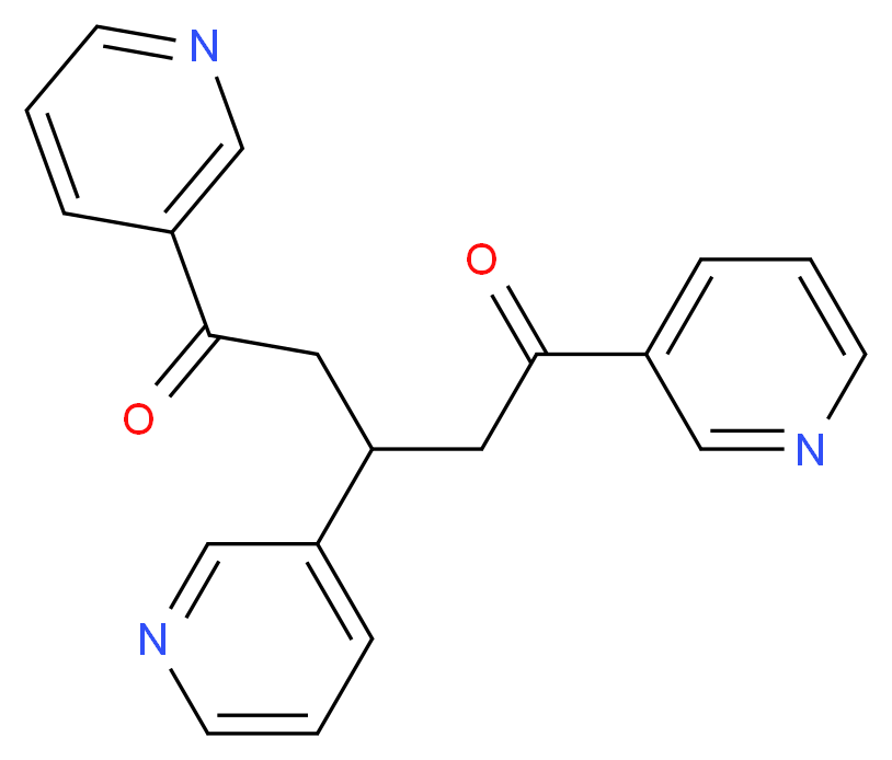 1,3,5-Tri(3-pyridyl)-1,5-pentanoate_分子结构_CAS_94678-45-2)