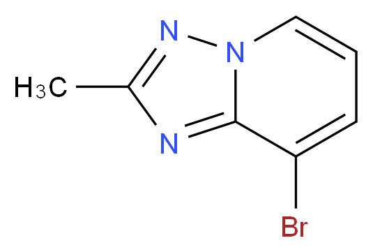 8-bromo-2-methyl-[1,2,4]triazolo[1,5-a]pyridine_分子结构_CAS_7169-96-2