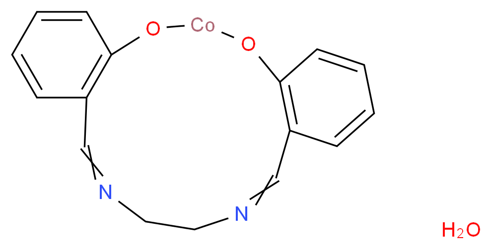 2,4-dioxa-12,15-diaza-3-cobaltatricyclo[15.4.0.0<sup>5</sup>,<sup>1</sup><sup>0</sup>]henicosa-1(17),5(10),6,8,11,15,18,20-octaene hydrate_分子结构_CAS_207124-68-3