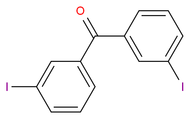 Bis(3-iodophenyl)methanone_分子结构_CAS_25186-99-6)