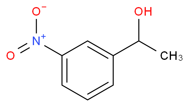 1-(3-nitrophenyl)ethanol_分子结构_CAS_5400-78-2)