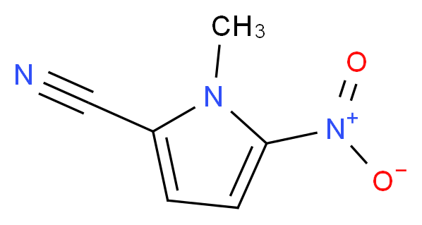 1-methyl-5-nitro-1H-pyrrole-2-carbonitrile_分子结构_CAS_2853-30-7)