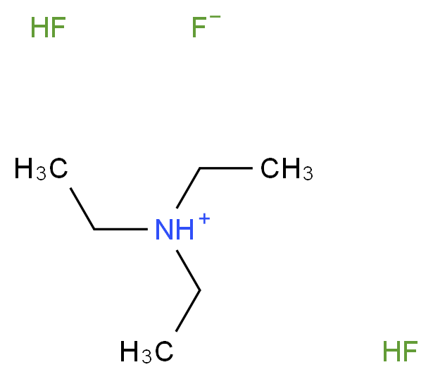 triethylazanium fluoride dihydrofluoride_分子结构_CAS_73602-61-6