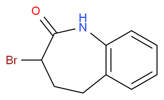 3-bromo-4,5-dihydro-1H-benzo[b]azepin-2(3H)-one_分子结构_CAS_)