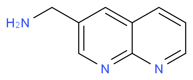 (1,8-naphthyridin-3-yl)methanamine_分子结构_CAS_933739-50-5