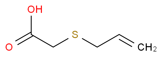 2-(prop-2-en-1-ylsulfanyl)acetic acid_分子结构_CAS_20600-63-9)