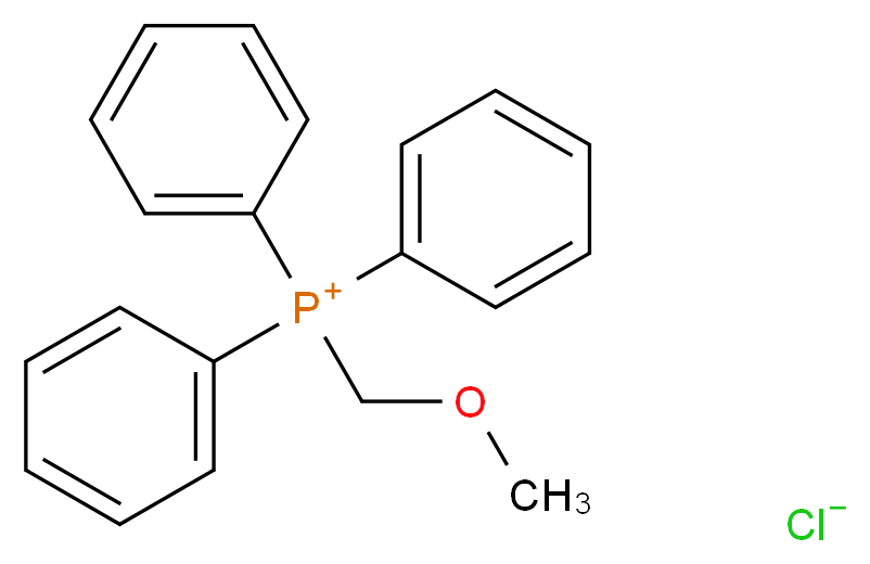 (甲氧基甲基)三苯基氯化膦_分子结构_CAS_4009-98-7)