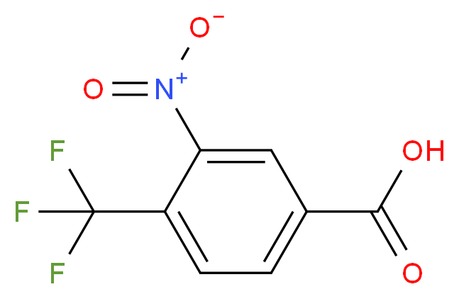 3-Nitro-4-(trifluoromethyl)benzoic acid_分子结构_CAS_116965-16-3)