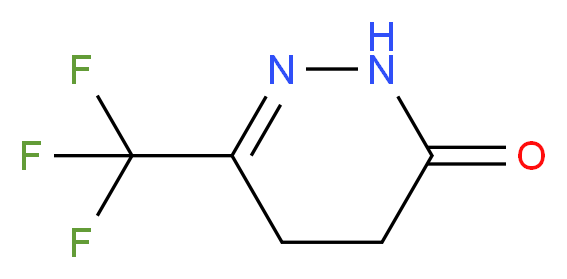 6-(trifluoromethyl)-2,3,4,5-tetrahydropyridazin-3-one_分子结构_CAS_)