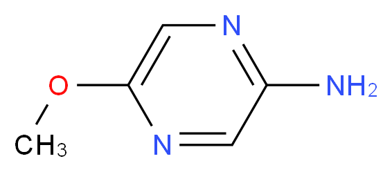 5-methoxypyrazin-2-amine_分子结构_CAS_54013-07-9