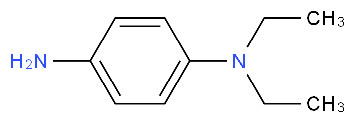 1-N,1-N-diethylbenzene-1,4-diamine_分子结构_CAS_93-05-0