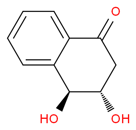 3,4-Dihydro-3,4-dihydroxynaphthalen-1(2H)-one_分子结构_CAS_1220891-22-4)