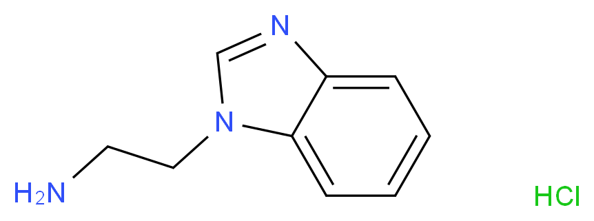 1-(Aminoethyl)-1H-benzimidazole hydrochloride_分子结构_CAS_1085300-74-8)