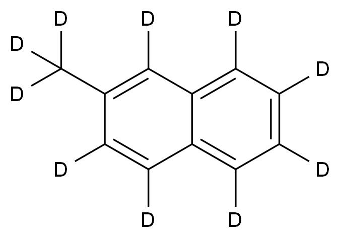 2-(<sup>2</sup>H<sub>3</sub>)methyl(<sup>2</sup>H<sub>7</sub>)naphthalene_分子结构_CAS_7297-45-2