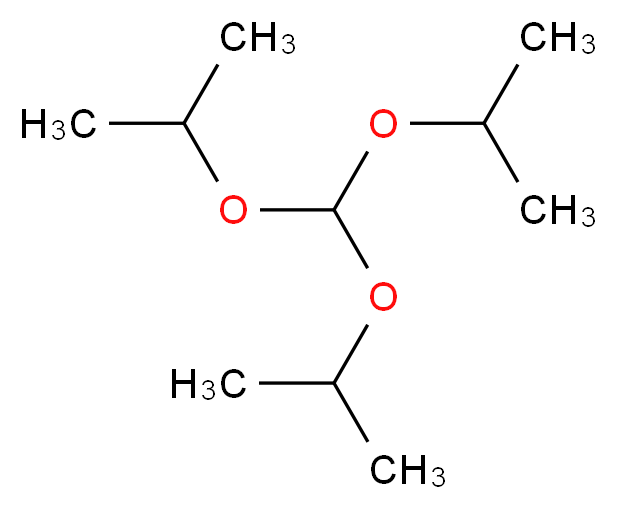 原甲酸三异丙酯_分子结构_CAS_4447-60-3)