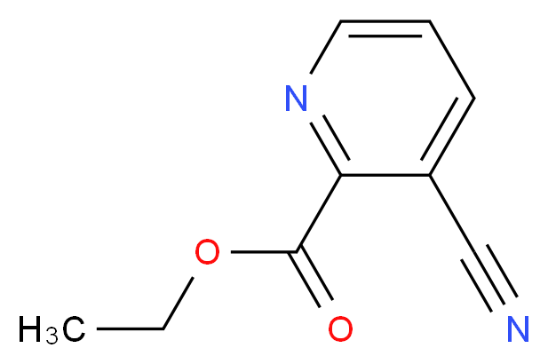 Ethyl 3-cyano-2-pyridinecarboxylate_分子结构_CAS_97316-55-7)