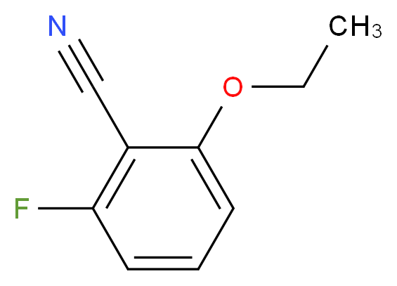 2-ethoxy-6-fluorobenzonitrile_分子结构_CAS_119584-73-5