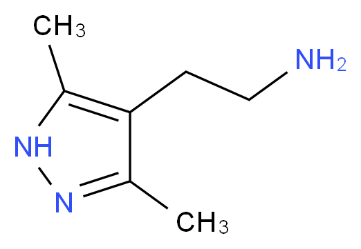 2-(3,5-dimethyl-1H-pyrazol-4-yl)ethanamine_分子结构_CAS_)