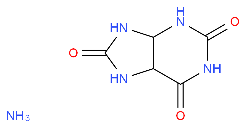 octahydro-1H-purine-2,6,8-trione amine_分子结构_CAS_6009-66-1