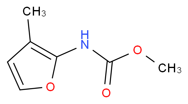 methyl N-(3-methylfuran-2-yl)carbamate_分子结构_CAS_)