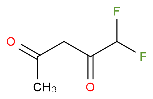 1,1-difluoropentane-2,4-dione_分子结构_CAS_41739-23-5