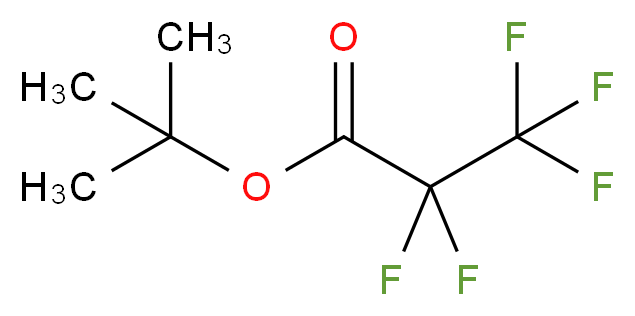 tert-Butyl pentafluoropropionate 98%_分子结构_CAS_)