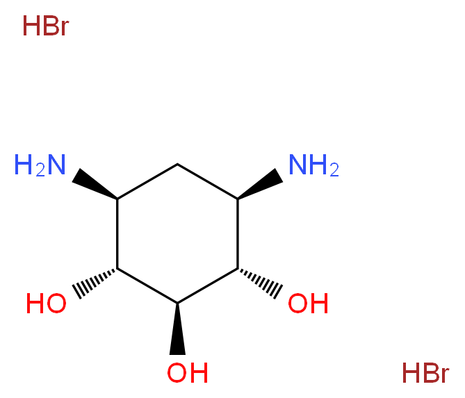 2-脱氧链霉胺 二氢溴酸_分子结构_CAS_84107-26-6)