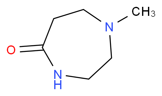 1-methyl-1,4-diazepan-5-one_分子结构_CAS_5441-40-7