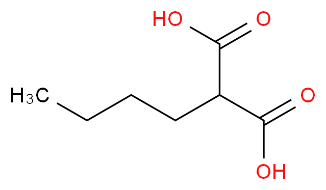 丁基丙二酸_分子结构_CAS_534-59-8)