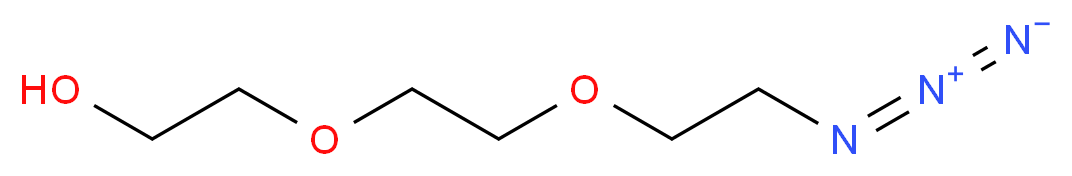 2-[2-(2-azidoethoxy)ethoxy]ethan-1-ol_分子结构_CAS_86520-52-7