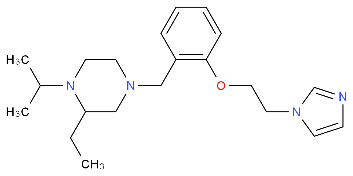 2-ethyl-4-{2-[2-(1H-imidazol-1-yl)ethoxy]benzyl}-1-isopropylpiperazine_分子结构_CAS_)