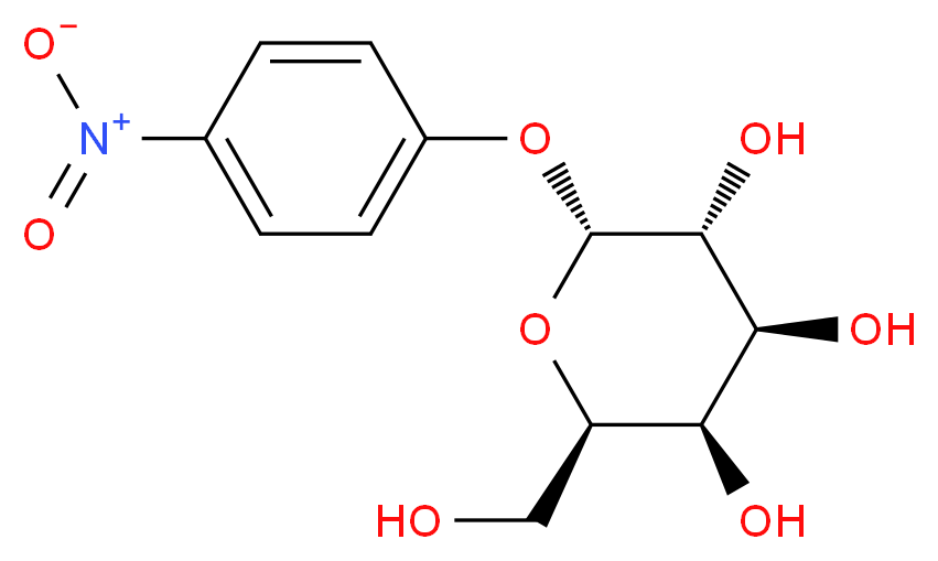 4-Nitrophenyl α-D-galactopyranoside_分子结构_CAS_7493-95-0)