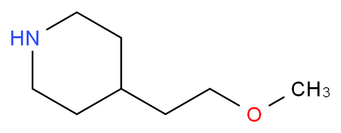 4-(2-methoxyethyl)piperidine_分子结构_CAS_70724-70-8)