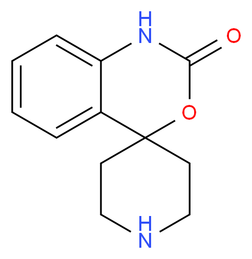 1,2-dihydrospiro[3,1-benzoxazine-4,4'-piperidine]-2-one_分子结构_CAS_84060-09-3