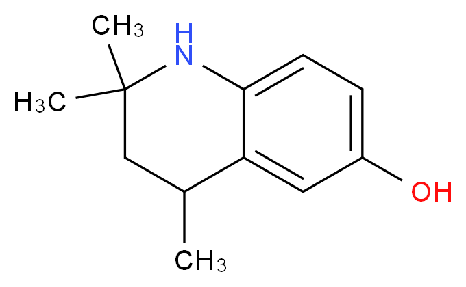2,2,4-Trimethyl-1,2,3,4-tetrahydroquinolin-6-ol_分子结构_CAS_61855-46-7)