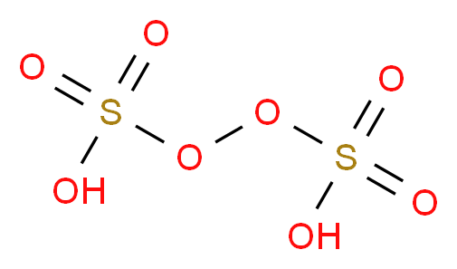 O-[(sulfoperoxy)sulfonyl]oxidanol_分子结构_CAS_7727-21-1