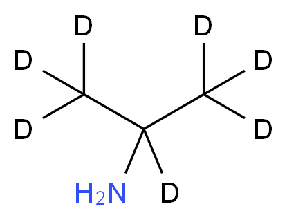 (<sup>2</sup>H<sub>7</sub>)propan-2-amine_分子结构_CAS_106658-09-7