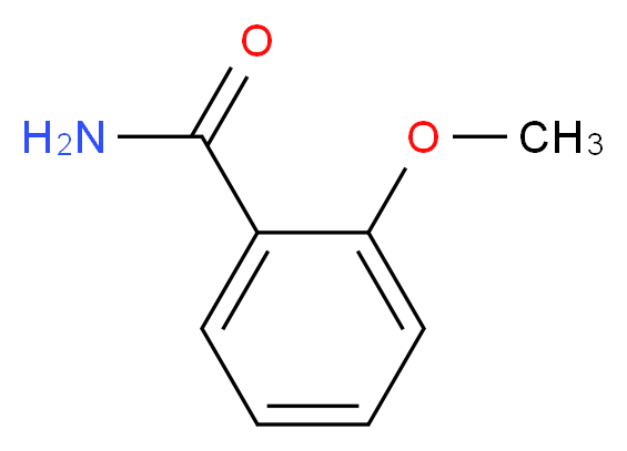 o-METHOXYBENZAMIDE_分子结构_CAS_)