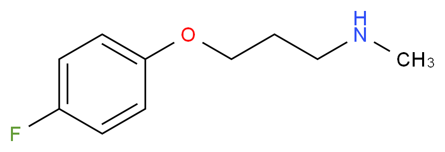 [3-(4-Fluorophenoxy)propyl]methylamine_分子结构_CAS_)