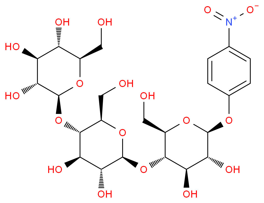 p-Nitrophenyl β-D-Cellotrioside_分子结构_CAS_106927-48-4)