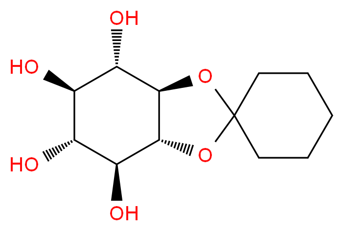 1,2-O-Cyclohexylidene-myo-inositol_分子结构_CAS_6763-47-9)