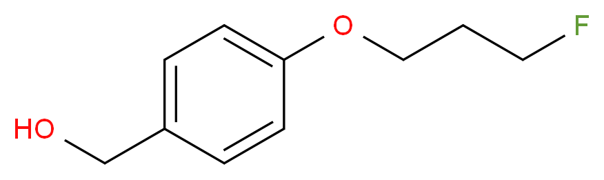 [4-(3-Fluoropropoxy)phenyl]methanol_分子结构_CAS_)