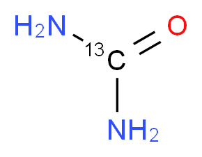 Urea-13C_分子结构_CAS_58069-82-2)
