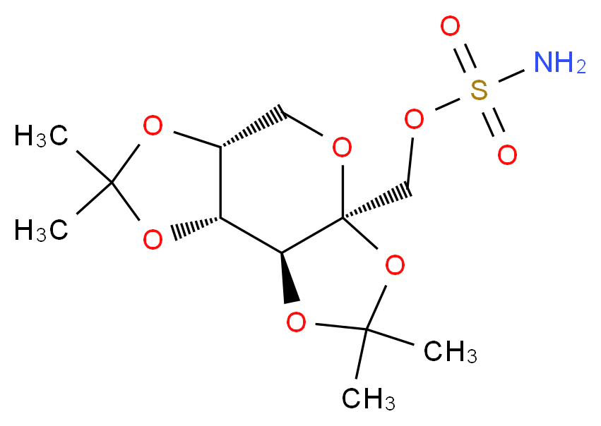 Topiramate_分子结构_CAS_97240-79-4)