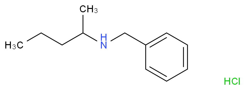 benzyl(pentan-2-yl)amine hydrochloride_分子结构_CAS_61806-76-6