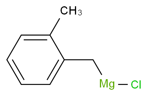 chloro[(2-methylphenyl)methyl]magnesium_分子结构_CAS_29875-05-6