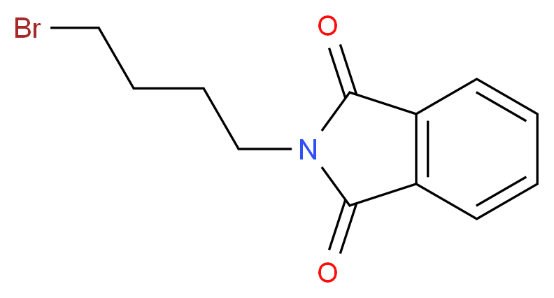 2-(4-Bromobutyl)isoindoline-1,3-dione_分子结构_CAS_5394-18-3)